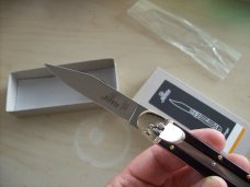 Hubertus Knife Solingen, Germany Size 10 Medium Exotic Black Ebonywood NIB Hubertus Knife Solingen, Germany Size 10 Medium Exotic Black Ebonywood NIB
