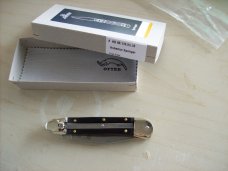 Hubertus Knife Solingen, Germany Size 10 Medium Exotic Black Ebonywood NIB Hubertus Knife Solingen, Germany Size 10 Medium Exotic Black Ebonywood NIB