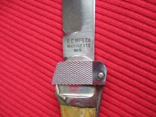 Vintage A.C. Mfg. Co. Stag AERIAL Switchblade Knife Vintage A.C. Mfg. Co. Stag AERIAL Switchblade Knife
