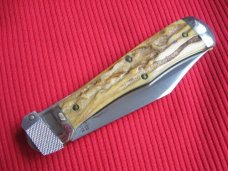 Vintage A.C. Mfg. Co. Stag AERIAL Switchblade Knife Vintage A.C. Mfg. Co. Stag AERIAL Switchblade Knife