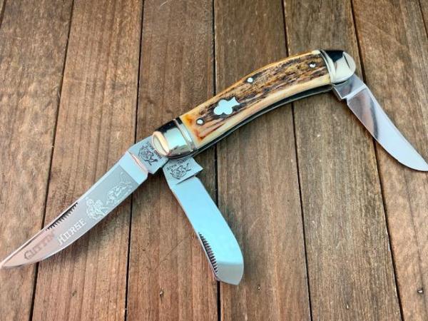 Bulldog 1st Gen Cuttin Horse Sowbelly Stag 1985 Bulldog 1st Gen Cuttin Horse Sowbelly Stag 1985