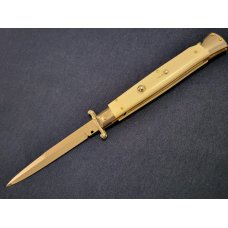 11" Frank B. CAMEL BONE SWINGUARD ITALIAN STILETTO *NEW* 11" Frank B. CAMEL BONE SWINGUARD ITALIAN STILETTO *NEW*