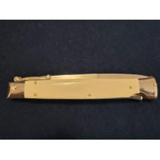 11" Frank B. CAMEL BONE SWINGUARD ITALIAN STILETTO *NEW* 11" Frank B. CAMEL BONE SWINGUARD ITALIAN STILETTO *NEW*