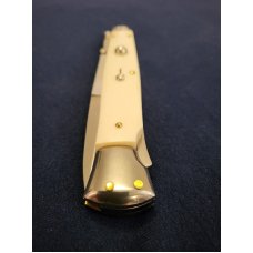 11" Frank B. CAMEL BONE SWINGUARD ITALIAN STILETTO *NEW* 11" Frank B. CAMEL BONE SWINGUARD ITALIAN STILETTO *NEW*