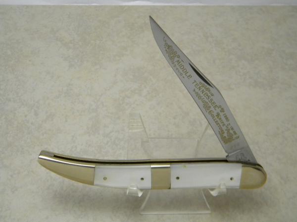 Fightn Rooster Germany Pearl 1980 1 of 400 Middle TN Knife Collectors Texas Toothpick Knife