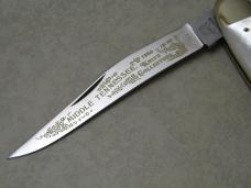 Fightn Rooster Germany Pearl 1980 1 of 400 Middle TN Knife Collectors Texas Toothpick Knife