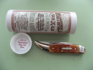 GREAT EASTERN  128119 TOOTHPICK COPPERHEAD PONY CUT BONE