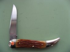 GREAT EASTERN  128119 TOOTHPICK COPPERHEAD PONY CUT BONE