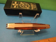 Queen Cutlery Titusville Pa. Amber Carved Stag Bone Whittler Pattern # 48 ACSB Queen Cutlery Titusville Pa. Amber Carved Stag Bone Whittler Pattern # 48 ACSB