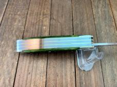 Bulldog Hunting Copperhead with Bone Saw/Cap Lifter Green Jigged Bone 1998 