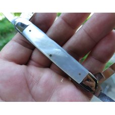 Vintage four blade E. Bruckmann Germany, pearl handled Congress style knife. Unused mint Vintage four blade E. Bruckmann Germany, pearl handled Congress style knife. Unused mint