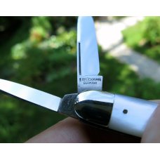 Vintage four blade E. Bruckmann Germany, pearl handled Congress style knife. Unused mint Vintage four blade E. Bruckmann Germany, pearl handled Congress style knife. Unused mint