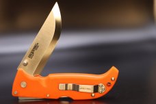 Cold Steel 20NPJ Finn Wolf, 3.5" Satin AUS 8A SS Plain Blade, Blaze Orange Griv-Ex™ Handle Cold Steel 20NPJ Finn Wolf, 3.5" Satin AUS 8A SS Plain Blade, Blaze Orange Griv-Ex™ Handle