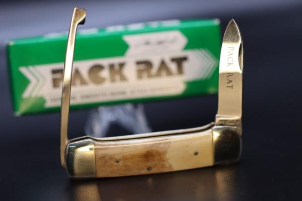Parker Japan Pack Rat Smooth Stag Handles No. 703 Parker Japan Pack Rat Smooth Stag Handles No. 703