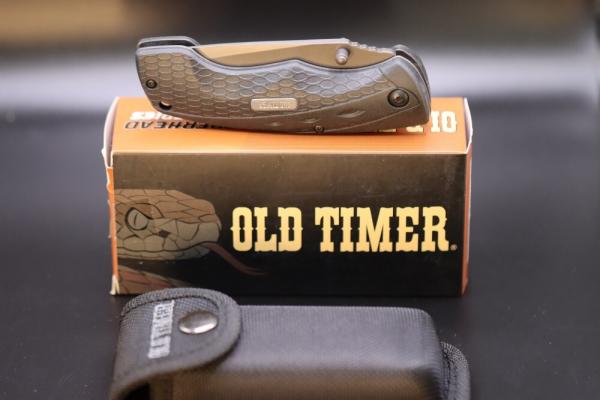Old Timer 2147OT Copperhead 7.8in High Carbon Stainless Steel Folding Knife with 3.4in Drop Point Old Timer 2147OT Copperhead 7.8in High Carbon Stainless Steel Folding Knife with 3.4in Drop Point