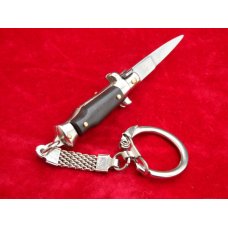 older 2-3/4" Italian Picklock Stiletto Knife imi-wood handles older 2-3/4" Italian Picklock Stiletto Knife imi-wood handles