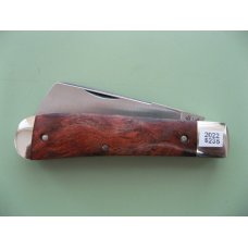 DANIELS FAMILY KNIFE BRANDS-TITUSVILLE CUTLERY-BIG EASY COTTON KNIFE-BURNT ORANGE MAPLE BURL DANIELS FAMILY KNIFE BRANDS-TITUSVILLE CUTLERY-BIG EASY COTTON KNIFE-BURNT ORANGE MAPLE BURL