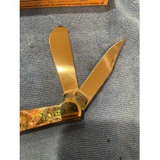 Case XX USA Genuine Abalone Pearl 82100 Script Shield Saddlehorn Knife in Box c.2003 Case XX USA Genuine Abalone Pearl 82100 Script Shield Saddlehorn Knife in Box c.2003