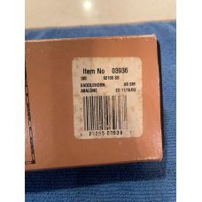 Case XX USA Genuine Abalone Pearl 82100 Script Shield Saddlehorn Knife in Box c.2003 Case XX USA Genuine Abalone Pearl 82100 Script Shield Saddlehorn Knife in Box c.2003