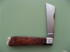 DANIELS FAMILY KNIFE BRANDS-TITUSVILLE CUTLERY-BIG EASY COTTON KNIFE-BURNT ORANGE MAPLE BURL DANIELS FAMILY KNIFE BRANDS-TITUSVILLE CUTLERY-BIG EASY COTTON KNIFE-BURNT ORANGE MAPLE BURL