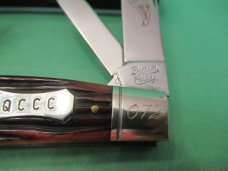 Queen City Cutlery ,Queen Classics Brown Winter Bottom Bone Congress Pattern # 32 