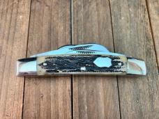 Bulldog Congress Bone Stag Twin Bulldog Tang Stamp 