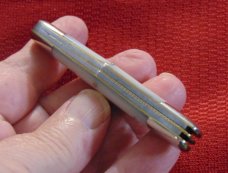 EXCELLENT VINTAGE  E.C. SIMMONS KEEN KUTTER ST. LOUIS MO  WHITTLER GENUINE PEARL 1870-1940