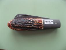 DANIELS FAMILY KNIFE BRANDS-EXCELSIOR KNIFE CO.BURNT STAG GAME SCOUT