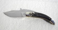 NEW 2021 A.G.A CAMPOLIN 8.5" DIANA LEVER LOCK BRAZILIAN HORN NICKEL SILVER BOLSTERS - SHEATH NEW 2021 A.G.A CAMPOLIN 8.5" DIANA LEVER LOCK BRAZILIAN HORN NICKEL SILVER BOLSTERS - SHEATH