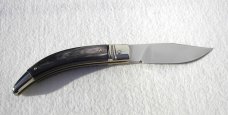 NEW 2021 A.G.A CAMPOLIN 8.5" DIANA LEVER LOCK BRAZILIAN HORN NICKEL SILVER BOLSTERS - SHEATH NEW 2021 A.G.A CAMPOLIN 8.5" DIANA LEVER LOCK BRAZILIAN HORN NICKEL SILVER BOLSTERS - SHEATH