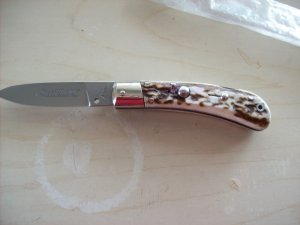 Italian Speed Hunter AKC Italy W/Genuine Stag/Antler Handles UNUSED