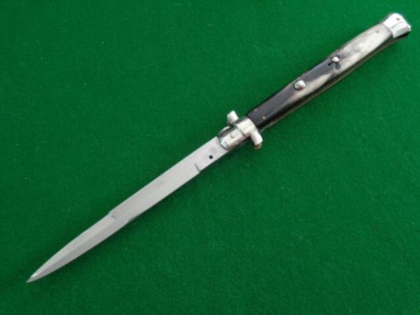 Vintage 33cm (13") c. 1950's Made Italy PICK LOCK Stiletto Brazilian Cow Horn 