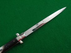 Vintage 33cm (13") c. 1950's Made Italy PICK LOCK Stiletto Brazilian Cow Horn 