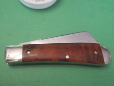 Titusville Cutlery Big Easy Cotton Knife Burnt Orange Maple Burl 1 of 60 
