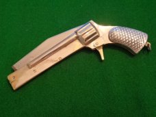 Old RAMPUR Gun Shaped Automatic Knife 