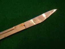 Old RAMPUR Gun Shaped Automatic Knife 