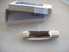 Hubertus Knife Solingen, Germany Large Size 11 Genuine Stag/Antler NIB Hubertus Knife Solingen, Germany Large Size 11 Genuine Stag/Antler NIB