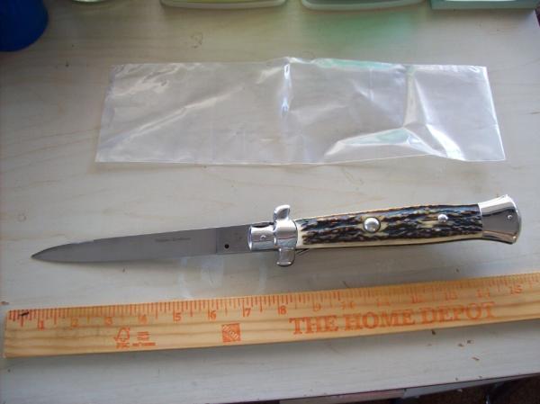 Vintage Italian 15 Incher Genuine Stag/Antler Rostfrei Italy Tang Stamped UNUSED Vintage Italian 15 Incher Genuine Stag/Antler Rostfrei Italy Tang Stamped UNUSED