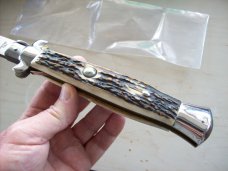 Vintage Italian 15 Incher Genuine Stag/Antler Rostfrei Italy Tang Stamped UNUSED Vintage Italian 15 Incher Genuine Stag/Antler Rostfrei Italy Tang Stamped UNUSED