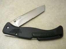 Cold Steel Japan Extra Large Gunsite Folder Half Serrated Lockback Knife NIB
