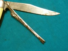 VINTAGE IMPERIAL PROV USA TRAPPER FOLDING POCKET TOOTHPICK TICKLER KNIFE KNIVES OLD VINTAGE IMPERIAL PROV USA TRAPPER FOLDING POCKET TOOTHPICK TICKLER KNIFE KNIVES OLD