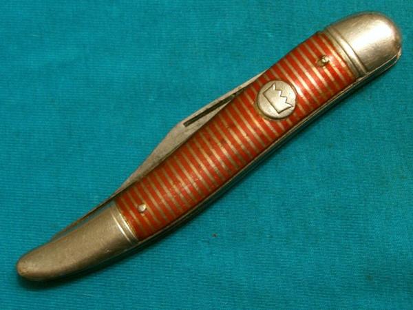 VINTAGE IMPERIAL USA FOLDING POCKET TOOTHPICK TICKLER FISH KNIFE KNIVES OLD FANCY RED STRIPE VINTAGE IMPERIAL USA FOLDING POCKET TOOTHPICK TICKLER FISH KNIFE KNIVES OLD FANCY RED STRIPE