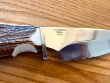 Puma Drop Point Stag Hunter with leather sheath