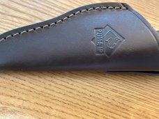 Puma Drop Point Stag Hunter with leather sheath