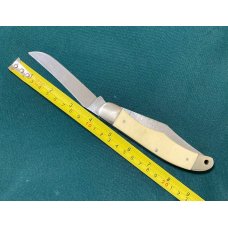 Schrade USA SC508 2 Blade Folding Hunter With Leather Sheath