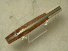 Kellam Knives 0213-E.U. Reindeer Bone/Curly Birch Lapp Folder Lockback Knife