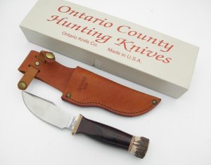 Ontario USA OC2 Keuka Hunting Knife, 1994: 9” overall with a 4 1/2” blade