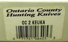 Ontario USA OC2 Keuka Hunting Knife, 1994: 9” overall with a 4 1/2” blade