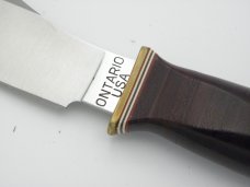 Ontario USA OC2 Keuka Hunting Knife, 1994: 9” overall with a 4 1/2” blade Ontario USA OC2 Keuka Hunting Knife, 1994: 9” overall with a 4 1/2” blade
