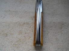 Old Kutmaster Barlow Knife - Saw Cut Bone Handles 